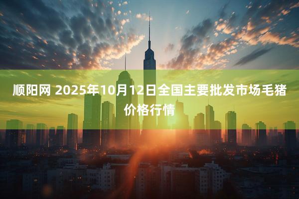 顺阳网 2025年10月12日全国主要批发市场毛猪价格行情