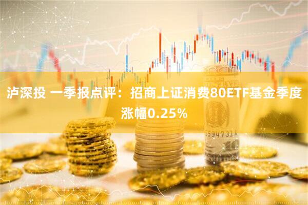 泸深投 一季报点评：招商上证消费80ETF基金季度涨幅0.25%